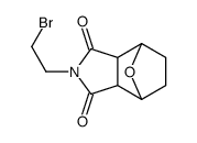 N-(2-Bromoethyl)-7-oxabicyclo[2.2.1]heptane-2,3-dicarbimide结构式