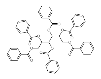1,2,4,5,6-pentabenzoyloxyhexan-3-yl benzoate结构式
