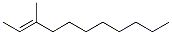 (E)-3-Methyl-2-undecene structure