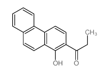 1-(1-hydroxyphenanthren-2-yl)propan-1-one Structure