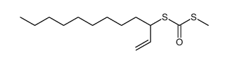S-(dodec-1-en-3-yl)S-methyl carbonodithioate结构式