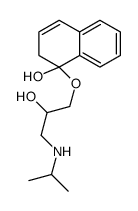 1-[2-hydroxy-3-(propan-2-ylamino)propoxy]-2H-naphthalen-1-ol Structure