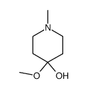 4-methoxy-1-methylpiperidin-4-ol Structure