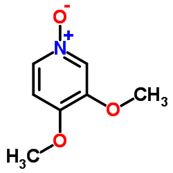 3,4-Dimethoxypyridine 1-oxide结构式