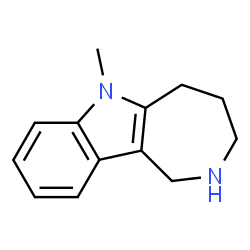 Azepino[4,3-b]indole,1,2,3,4,5,6-hexahydro-6-methyl-(9CI) Structure