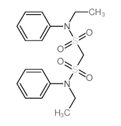 N,N-diethyl-N,N-diphenyl-methanedisulfonamide structure