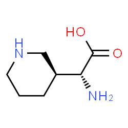 3-Piperidineaceticacid,alpha-amino-,(R*,S*)-(9CI) Structure