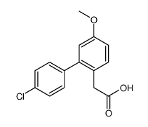 2-[2-(4-chlorophenyl)-4-methoxyphenyl]acetic acid结构式