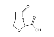 3-Oxa-1-azabicyclo[3.2.0]heptane-2-carboxylicacid,7-oxo-,cis-(9CI) Structure