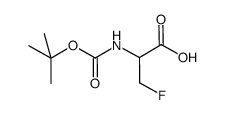 Alanine, N-[(1,1-dimethylethoxy)carbonyl]-3-fluoro- (9CI)结构式