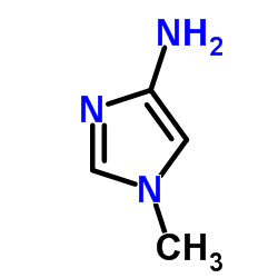 1-甲基咪唑-4-胺结构式