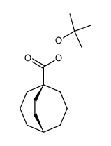 Bicyclo[3.3.2]decan-1-peroxycarbonsaeure-tert-butylester结构式
