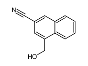 4-(hydroxymethyl)naphthalene-2-carbonitrile Structure