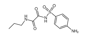 N1-((4-aminophenyl)sulfonyl)-N2-propyloxalamide结构式