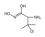 (2R)-2-amino-3-chloro-N-hydroxy-3-methylbutanamide结构式