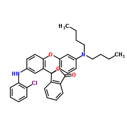 2-(2-Chloroanilino)-6-(Dibutylamino)Fluoran Structure