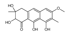 2,3,8,9-tetrahydroxy-6-methoxy-3,7-dimethyl-2,4-dihydroanthracen-1-one Structure