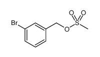 Benzenemethanol, 3-bromo-, 1-methanesulfonate Structure
