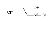 ethyl-dihydroxy-methylazanium,chloride Structure