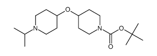 tert-butyl 4-{[1-(1-methylethyl)-4-piperidinyl]oxy}-1-piperidinecarboxylate Structure