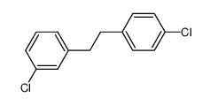 1-chloro-3-(4-chlorophenethyl)benzene结构式