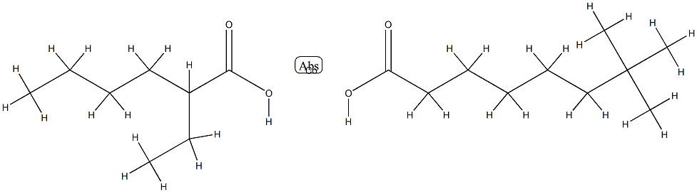 (2-ethylhexanoato-O)(neodecanoato-O)cobalt structure