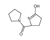 (S)-1-[(5-oxo-2-pyrrolidinyl)carbonyl]pyrrolidine结构式