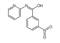 3-nitro-N-pyridin-2-ylbenzamide结构式