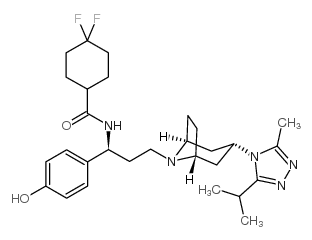 4-Hydroxyphenyl Maraviroc结构式