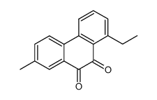 1-ethyl-7-methyl-phenanthrene-9,10-dione Structure