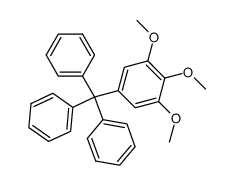 1,2,3-trimethoxy-5-trityl-benzene结构式