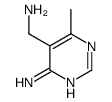 5-(aminomethyl)-6-methylpyrimidin-4-amine结构式