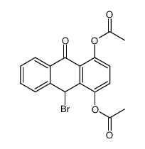 1,4-diacetoxy-10-bromo-anthrone结构式