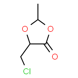 1,3-Dioxolan-4-one,5-(chloromethyl)-2-methyl- structure