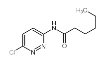 N-(6-chloropyridazin-3-yl)hexanamide Structure
