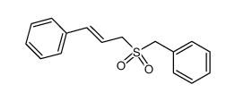 1-[(E)-3-(benzylsulfonyl)prop-1-enyl]benzene结构式