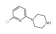 1-(6-氯吡啶-2-基)哌嗪结构式