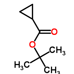 2-Methyl-2-propanyl cyclopropanecarboxylate Structure
