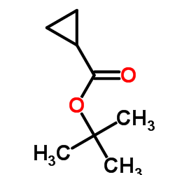 环丙甲酸叔丁酯结构式