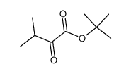 tert-butyl 3-methyl-2-oxobutanoate结构式