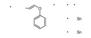 trimethyl-(2-phenoxy-1-trimethylstannylethenyl)stannane Structure