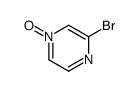 3-bromo-1-oxidopyrazin-1-ium Structure
