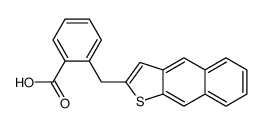 2-(benzo[f][1]benzothiol-2-ylmethyl)benzoic acid结构式