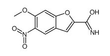 6-methoxy-5-nitro-1-benzofuran-2-carboxamide Structure