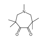 1,3,3,6,6-pentamethylazepane-4,5-dione Structure