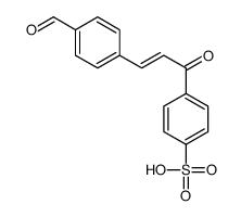 4-[3-(4-formylphenyl)prop-2-enoyl]benzenesulfonic acid结构式