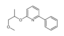 2-(1-methoxypropan-2-yloxy)-6-phenylpyridine结构式