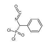 (S)-(-)-α-(dichlorophosphonyl)benzyl isocyanate结构式