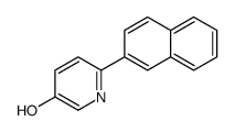 6-naphthalen-2-ylpyridin-3-ol结构式