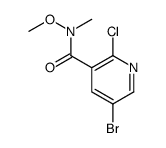 5-Bromo-2-chloro-N-methoxy-N-methylnicotinamide picture
